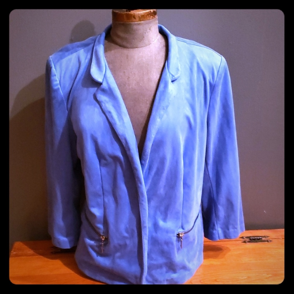 db ladies blue blazer L